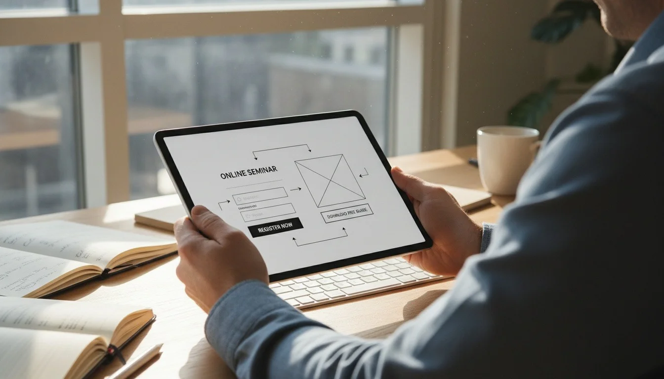 온라인 세미나 랜딩페이지 제작 - 온라인 세미나 랜딩페이지 제작을 위한 실전 팁