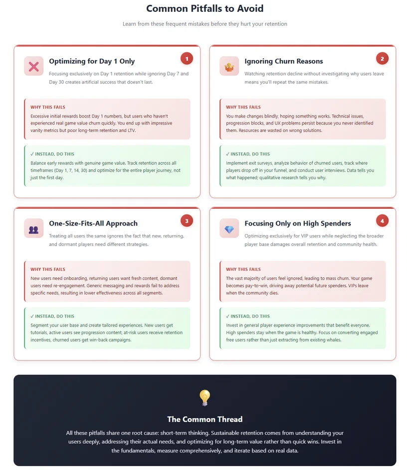 common pitfalls to avoid