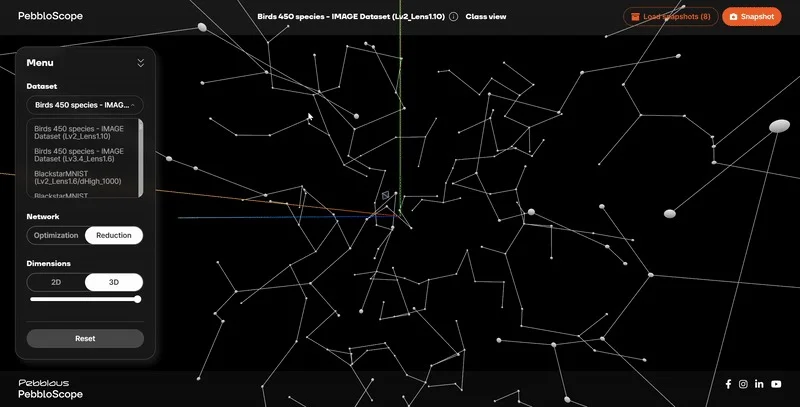 페블로스코프 사용 장면