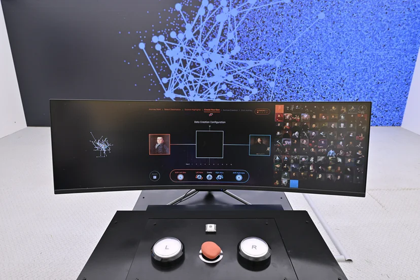 '제로원 2024 크리에이터(ZER01NE 2024 CREATOR)'의 프로젝트 결과물 'Tangible Data: From Data Nature To Data Culture'