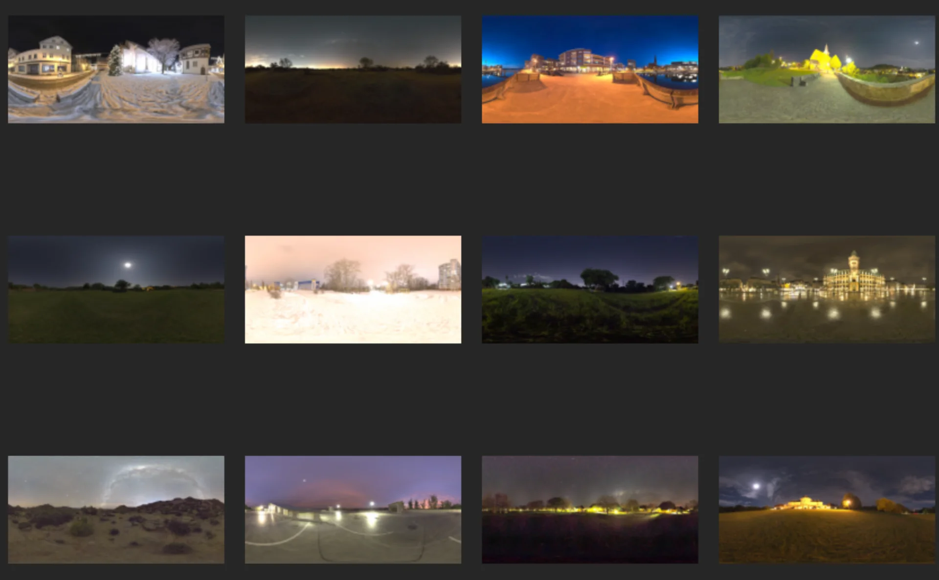 HDRI Backgrounds for Diverse Spatiotemporal Context