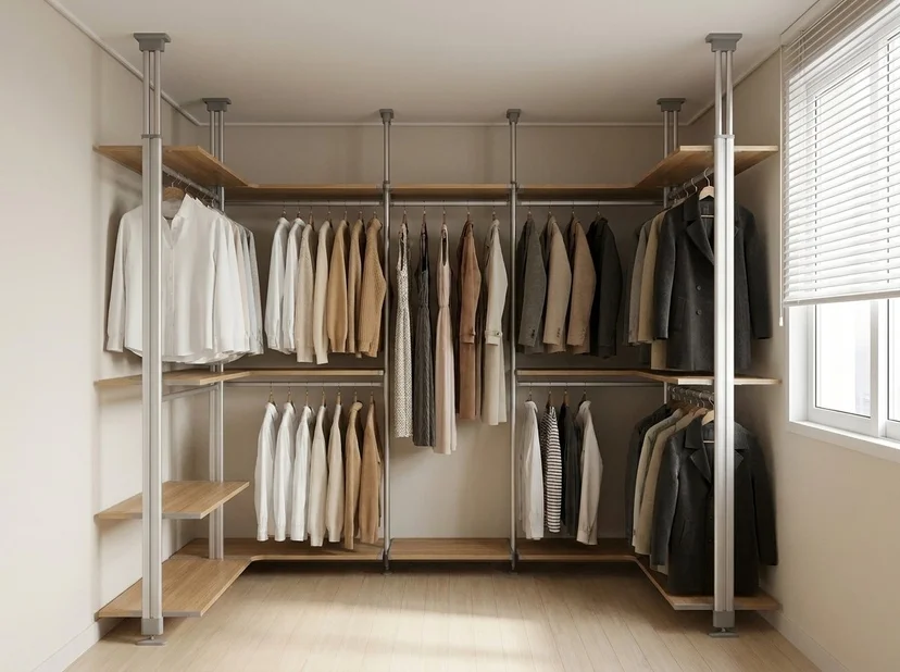 ㄱ자형 코너장 디테일 컷