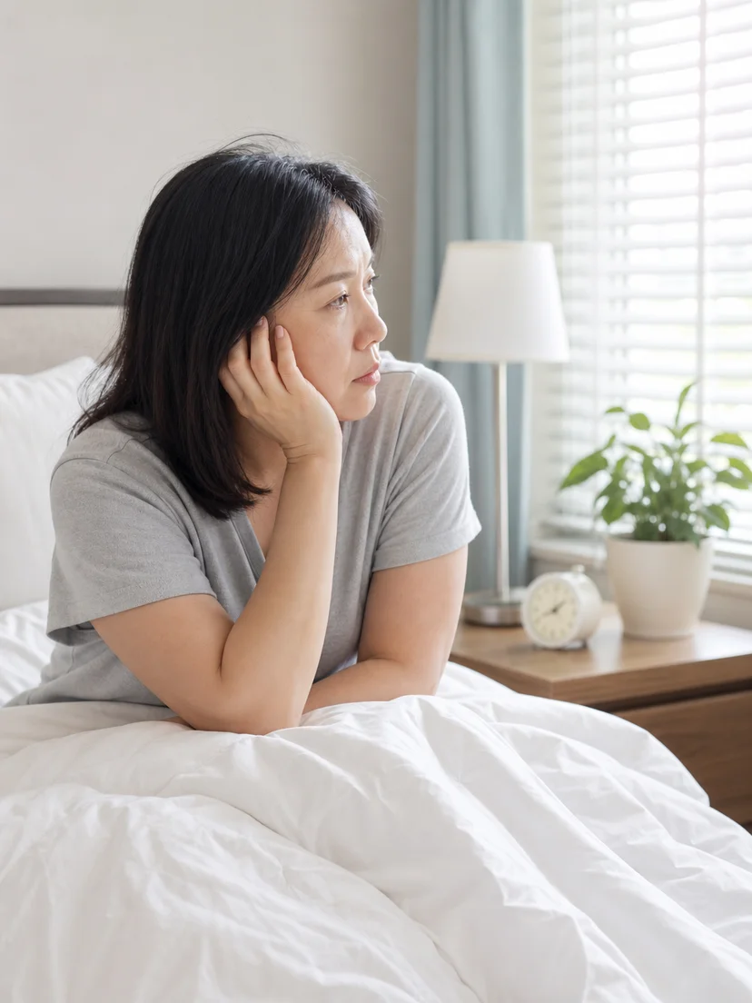 수면일기로 취침 기상 낮잠과 카페인 섭취를 기록하는 입면 불면 상황 이미지