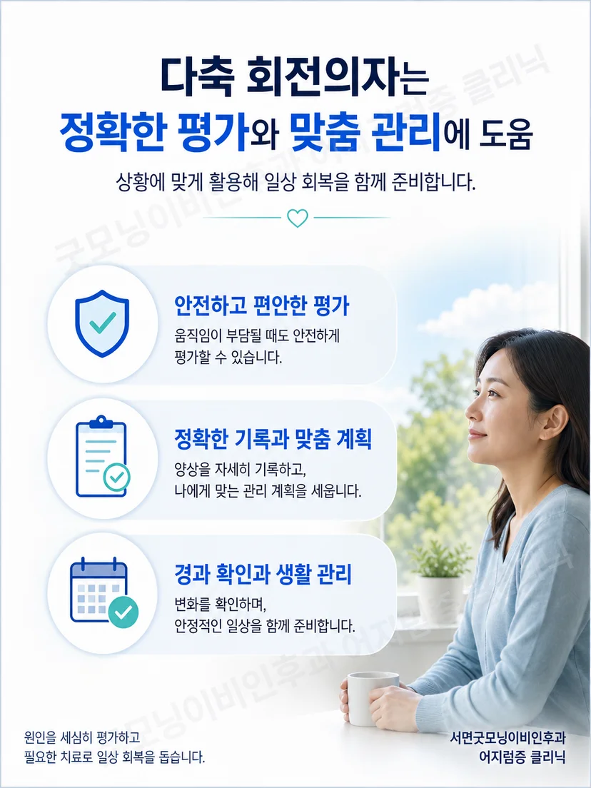 다축 회전 검사 전후 환자가 기억할 실용적인 사항 요약