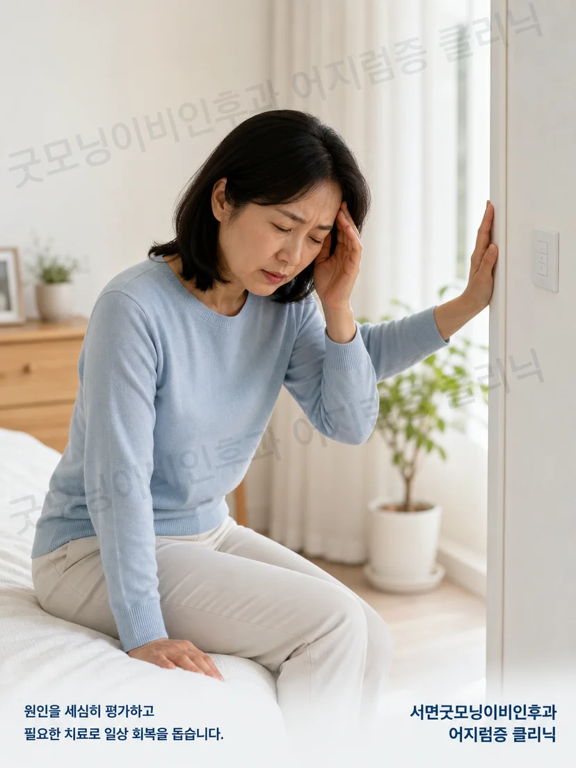재발성 이석증 환자가 확인할 증상 상황과 움직임 유발 양상