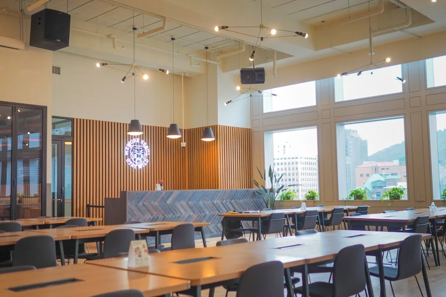 Inside a Korean convenience store with colorful packaged foods and drinks on shelves