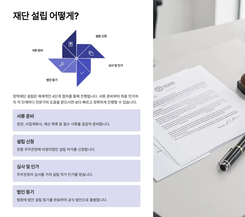 장학재단 설립 허가 절차 완벽 가이드 - 비영리법인 설립부터 인가까지 비영리법인 설립이란 무엇인가