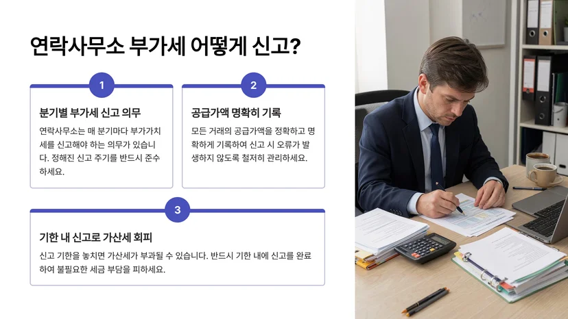 외국법인 연락사무소 부가세 신고 방법과 세무의무 이행 절차 비거주자 연락사무소와 국내영업소의 세무상 지위