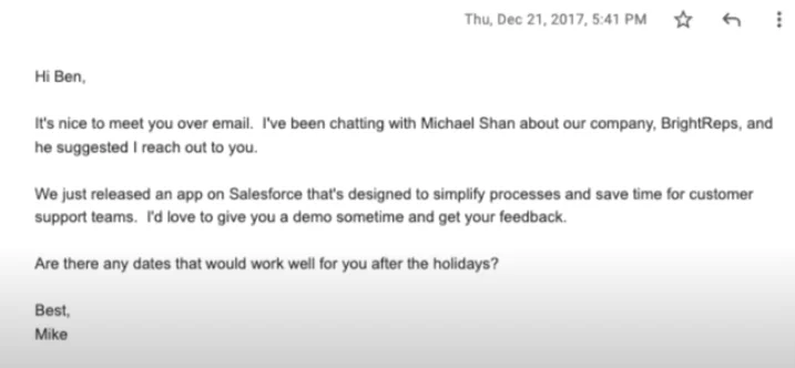 sales email example1