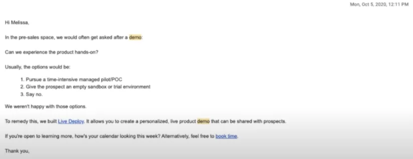 sales email example3