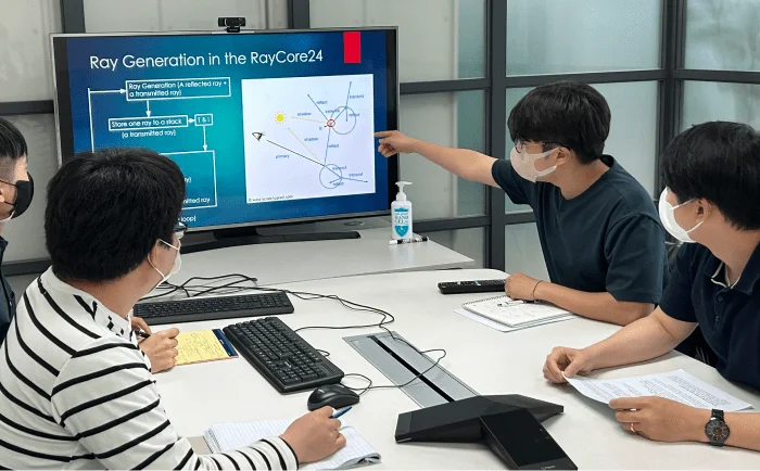 실리콘아츠 IT팀_레이트레이닝 솔루션 회의