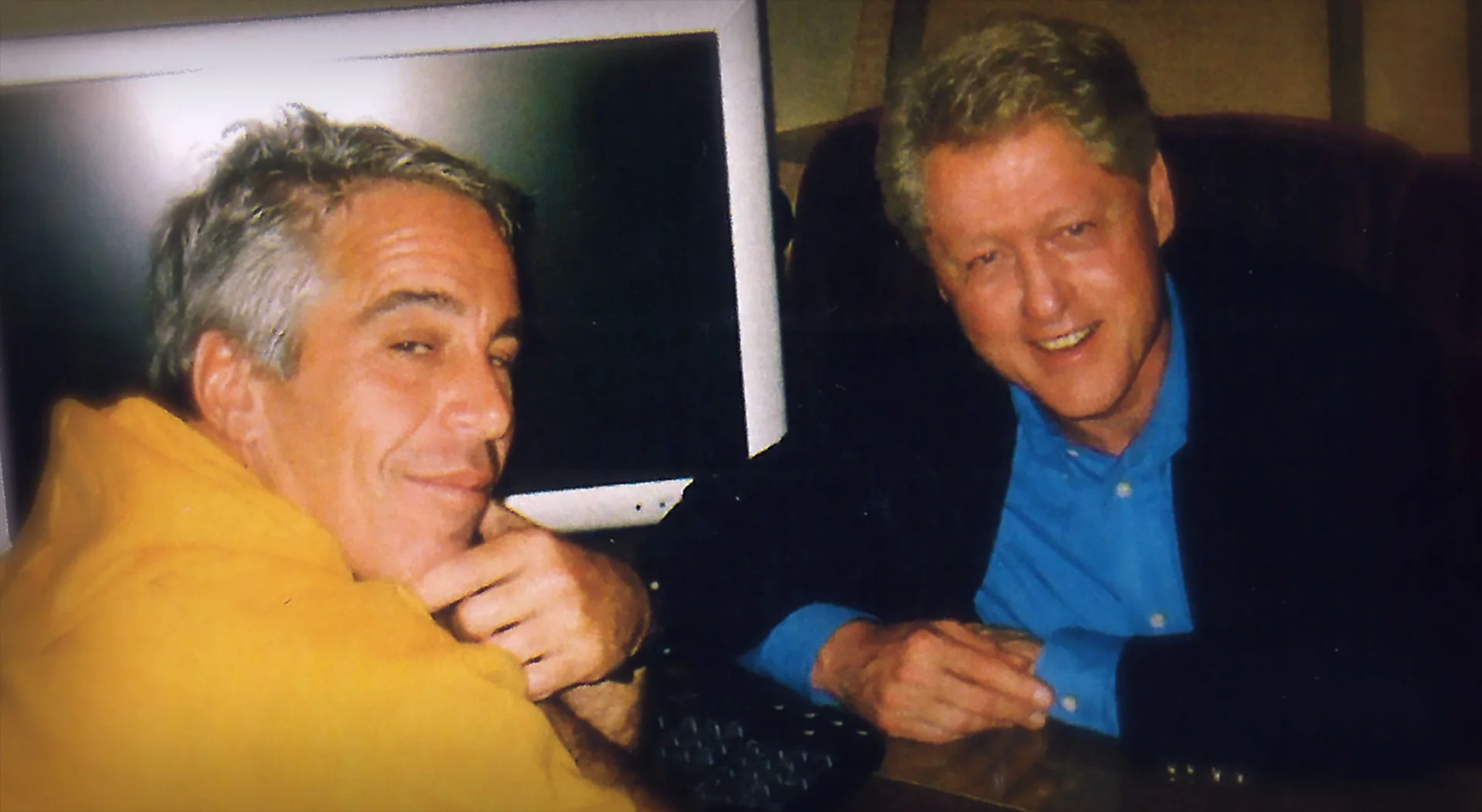 제프리 앱스타인과 함께 찍힌 빌 클린턴 사진