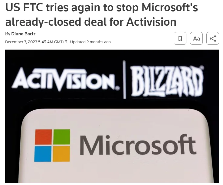 Microsoft's Activision Blizzard Acquisition