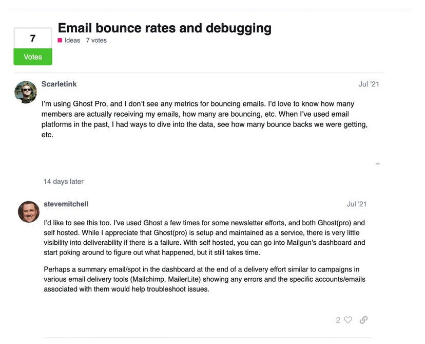 ghost email bounce
