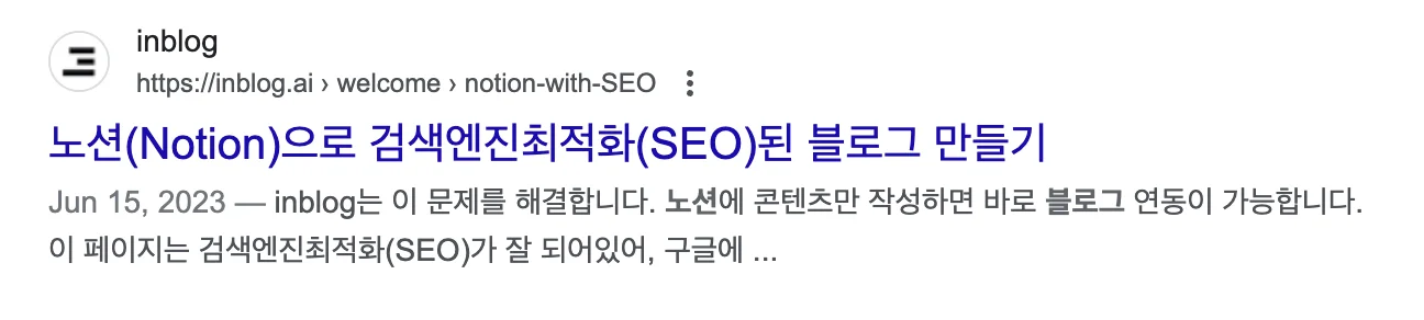 title and meta desciption in SERP