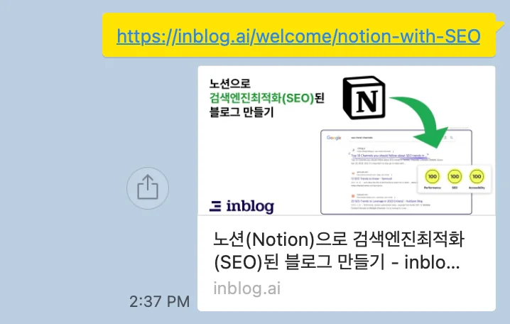 title and meta desciption when social share