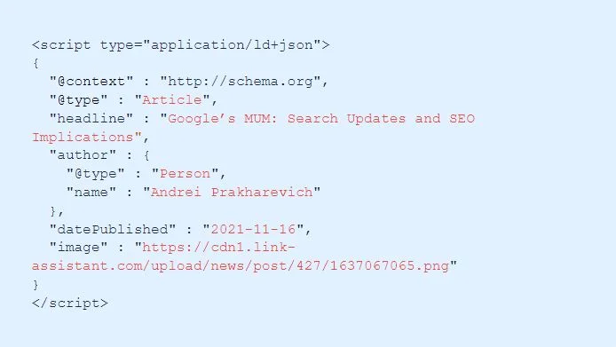 schema markup