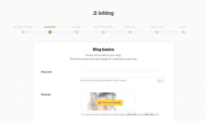 Blog representation