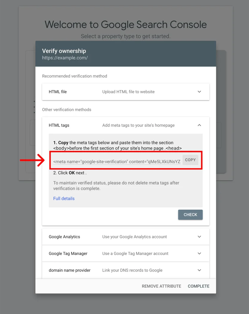 how to verify blog ownership