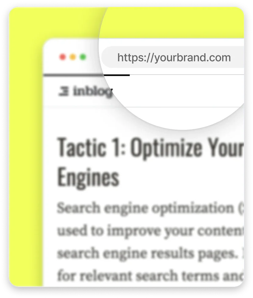 inblog's custom domain