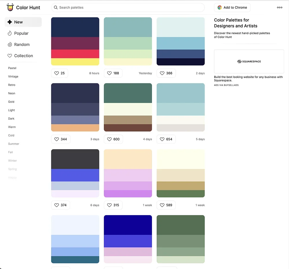 색상-조합-ColorHunt
