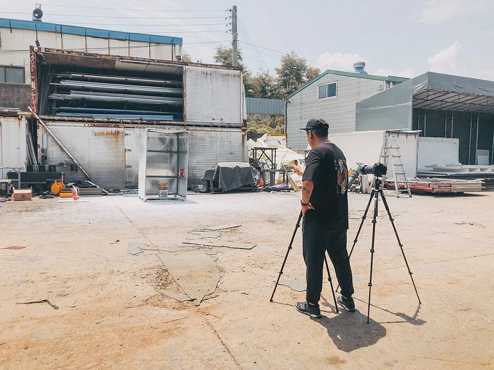 상세페이지 야외 촬영