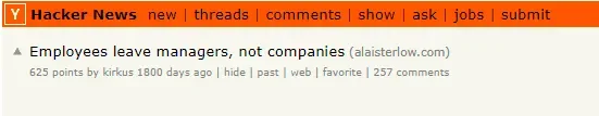Employees leave managers, not companies