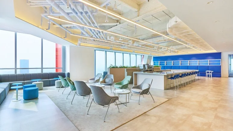 코인원 사옥 라운지