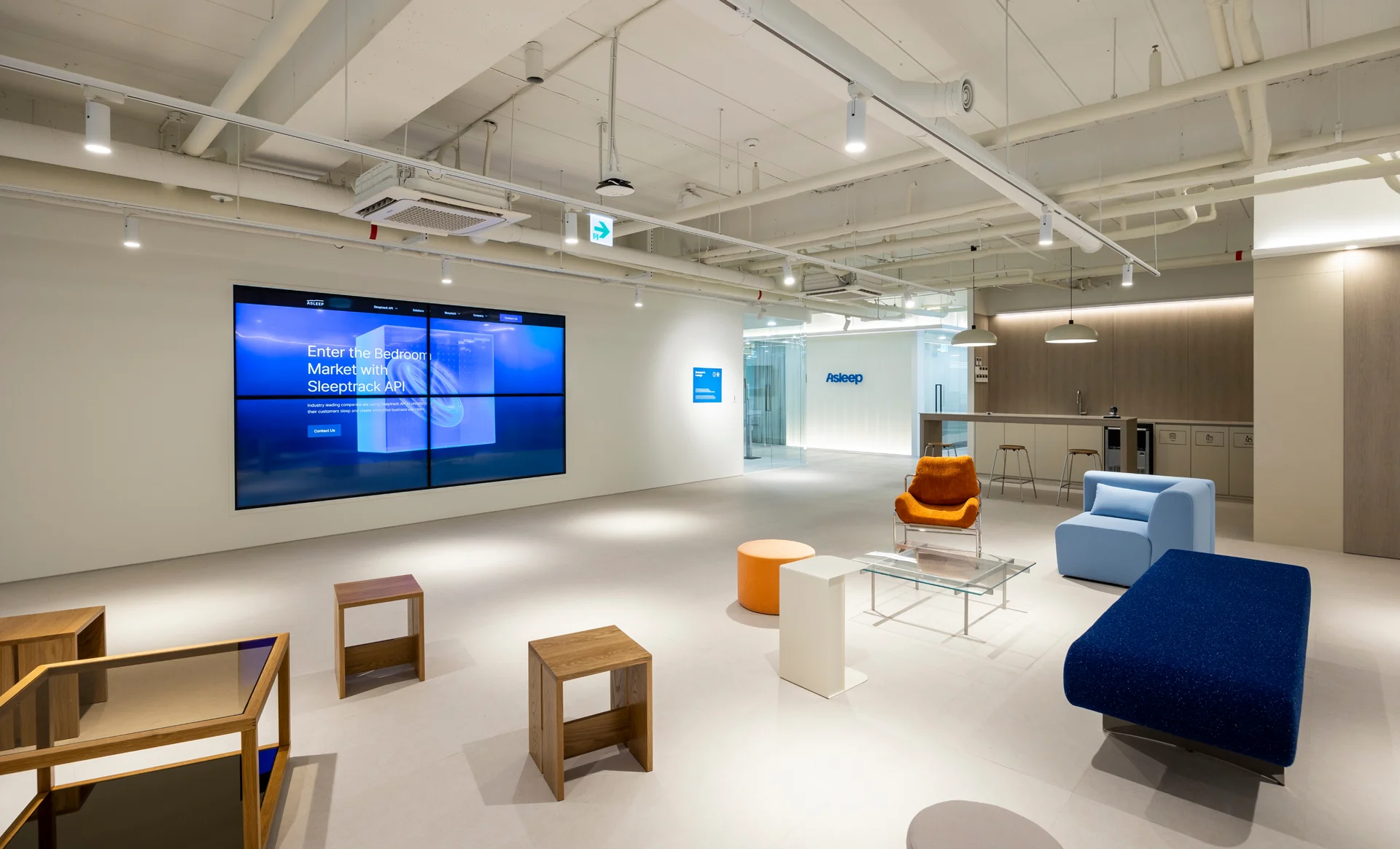 에이슬립 라운지 전경