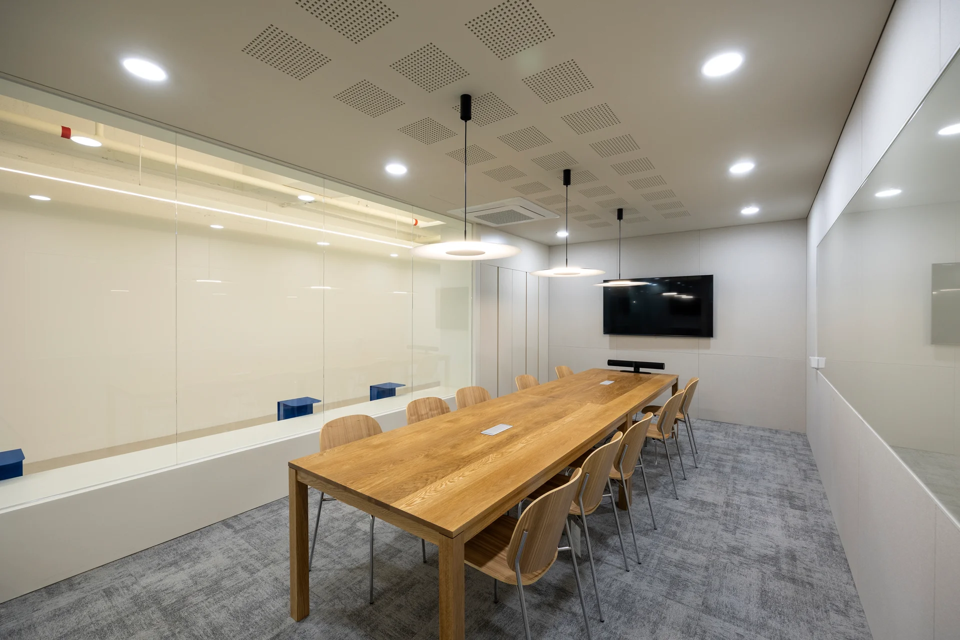 에이슬립 회의실 내부 모습