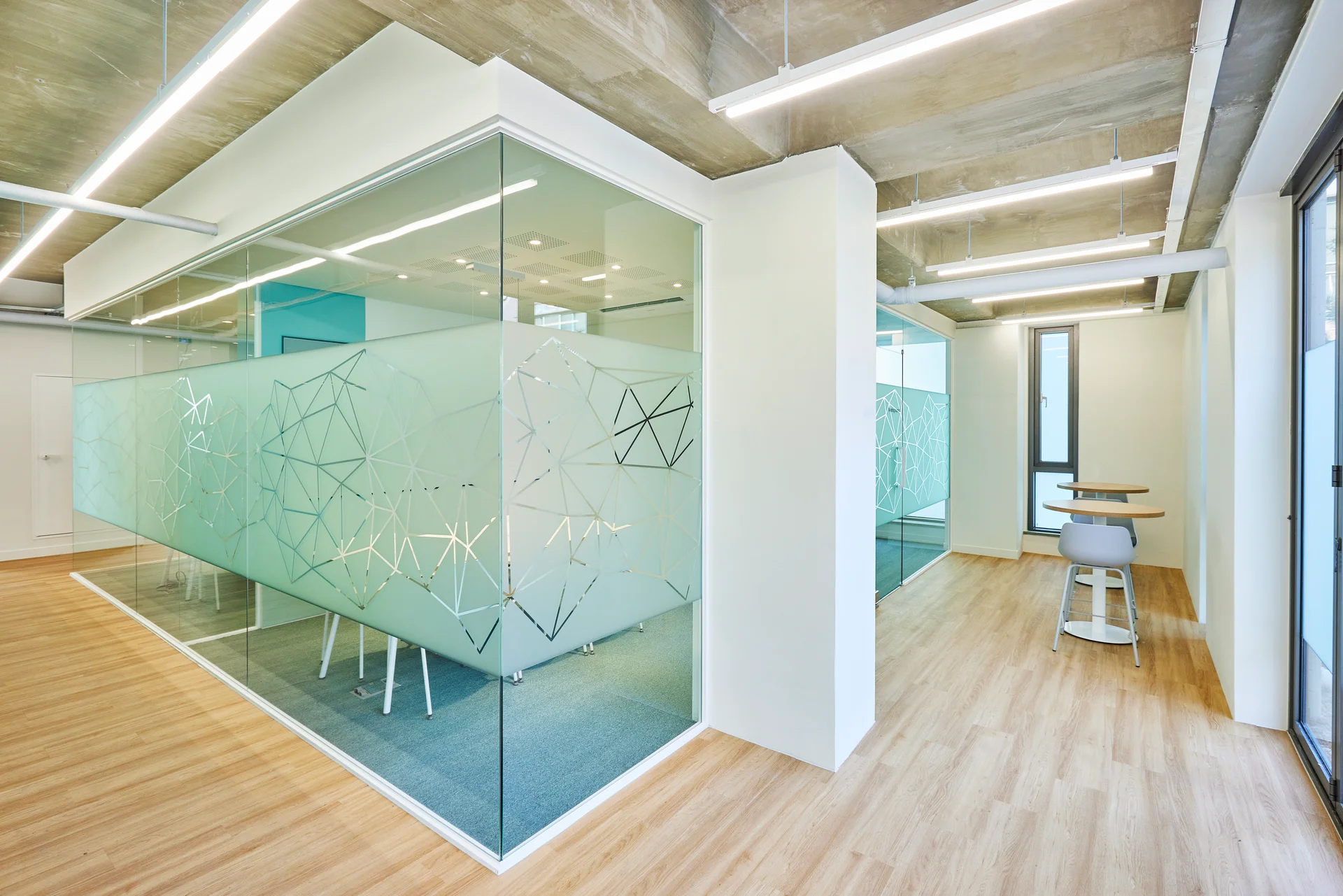 메이사 사무실 회의실 외부 안개 시트