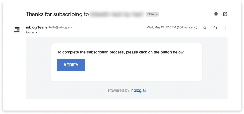 Email Verification