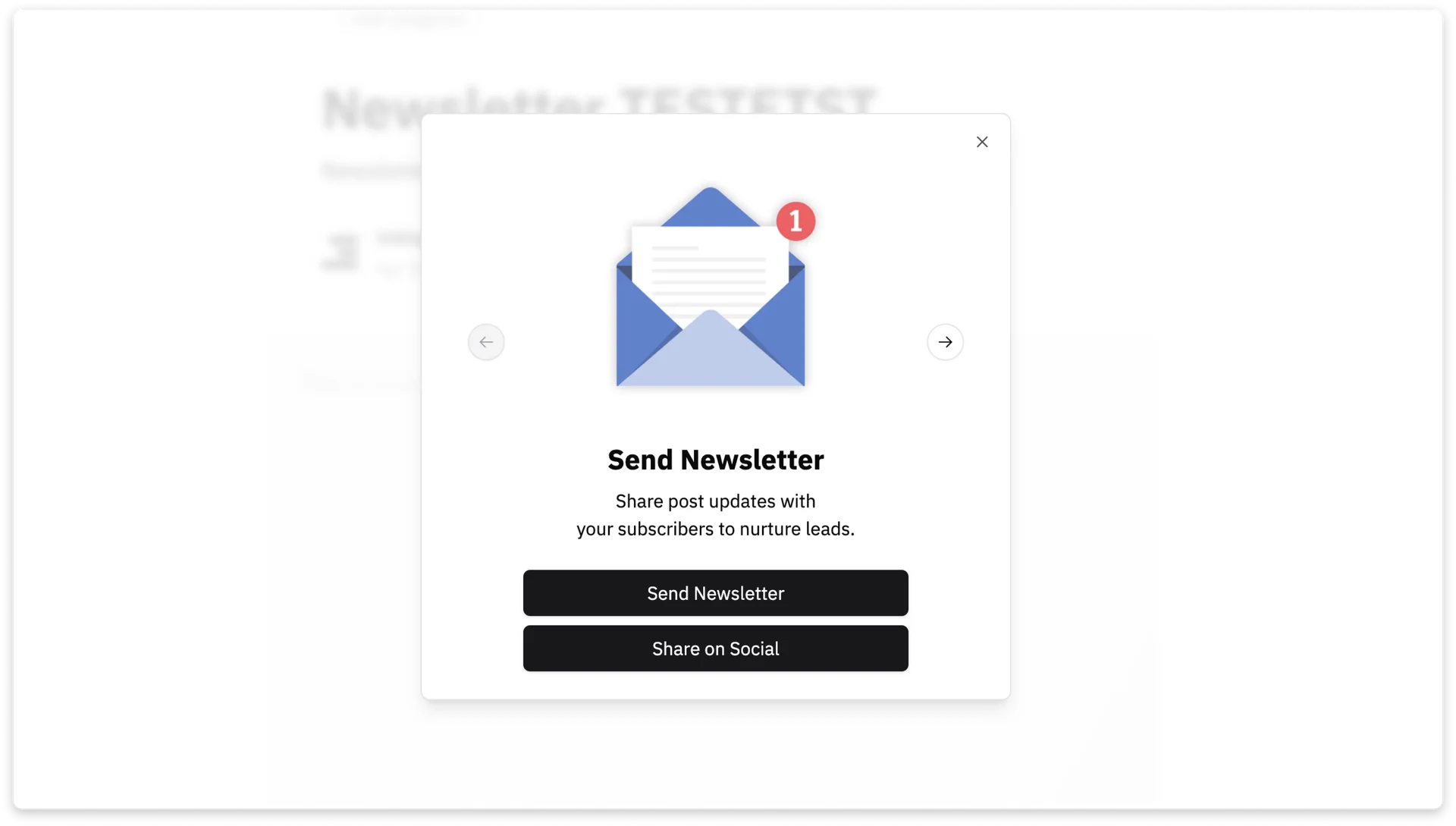 Accessing the Newsletter Page