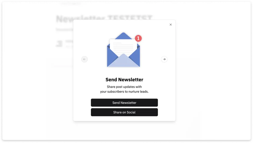 Accessing the Newsletter Page