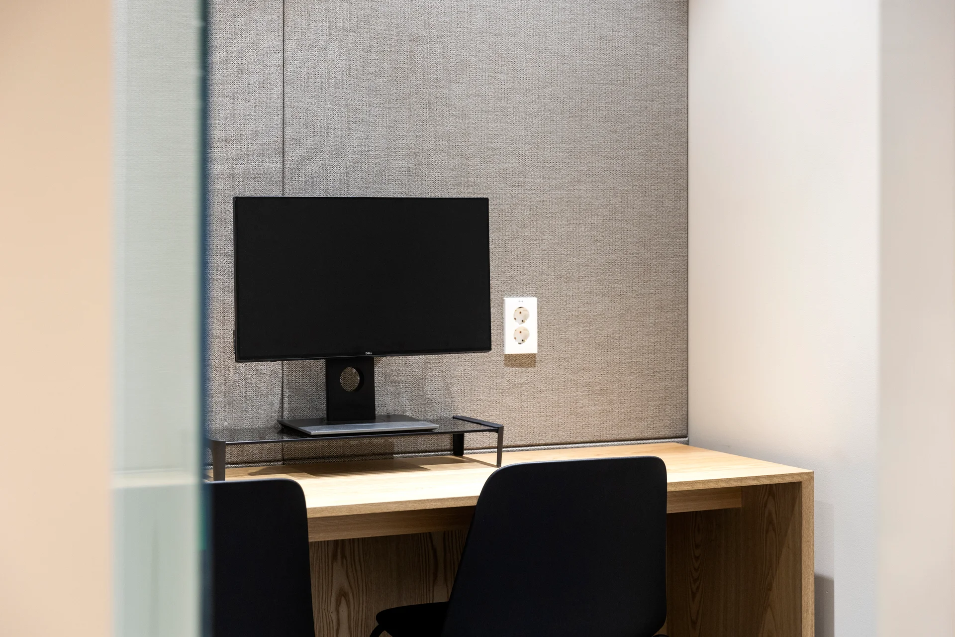 팀블랙버드 사무실 폰 부스 2인 좌석