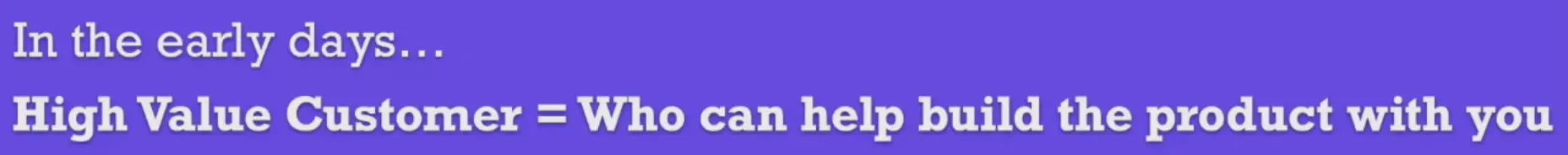 high value customers