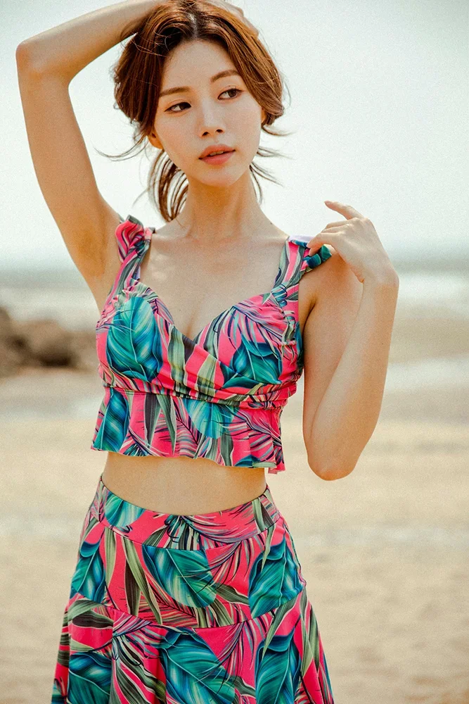 수영복 모델 촬영