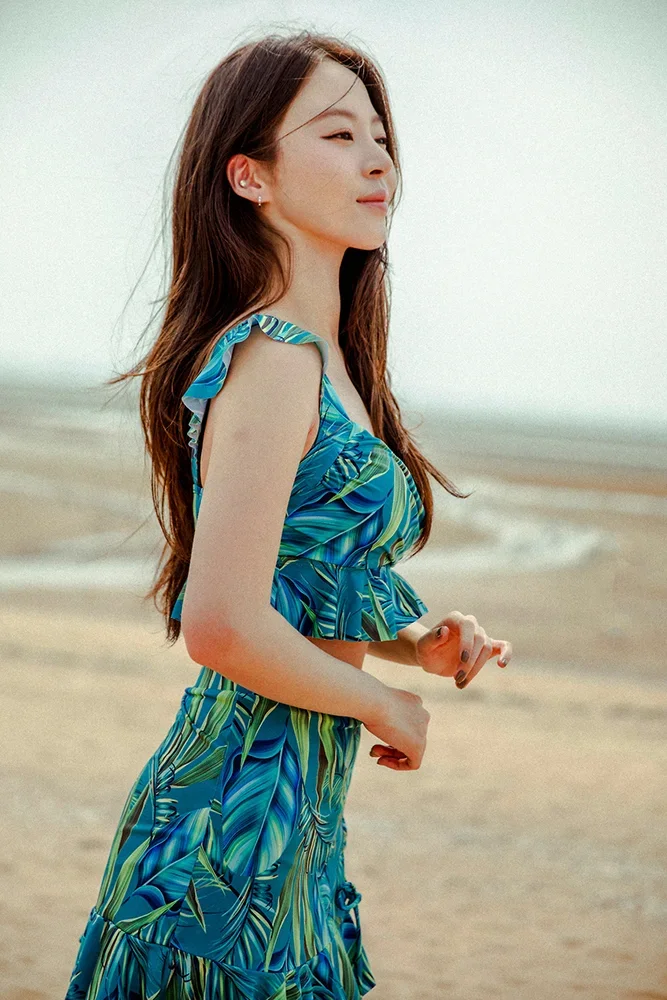 수영복 모델 촬영