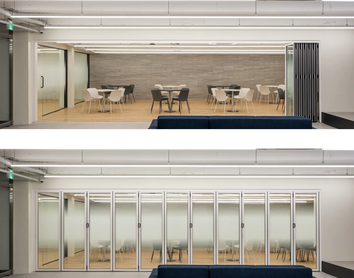 시그널리포트 오픈 라운지 겸 세미나룸 인테리어