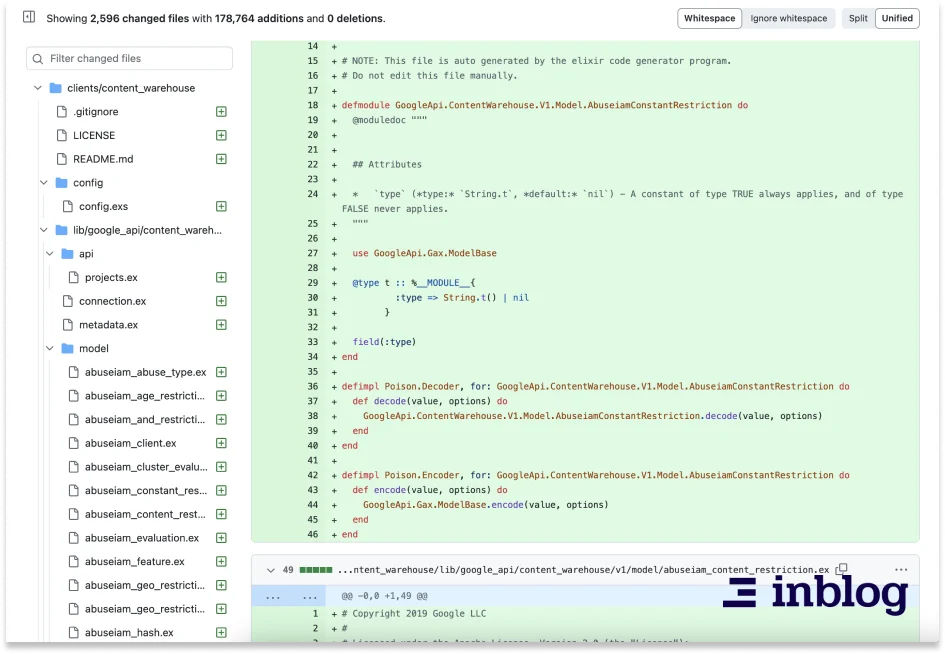 google algorithm docs leak
