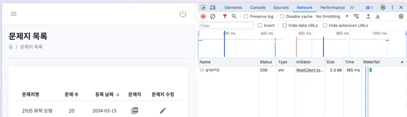 정상적인 조회 API 요청