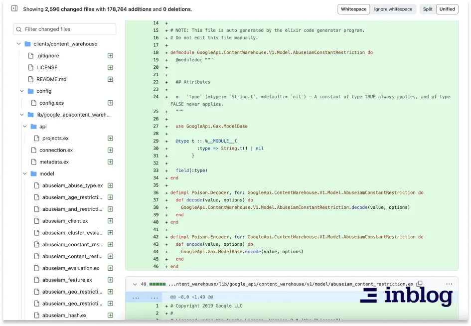 google algorithm leak