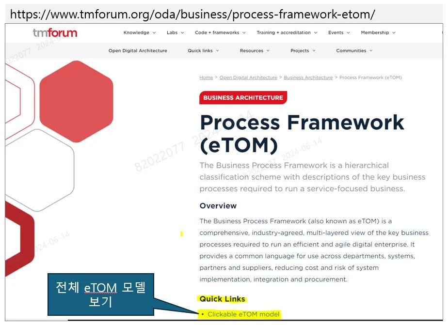 eTOM, TM Forum