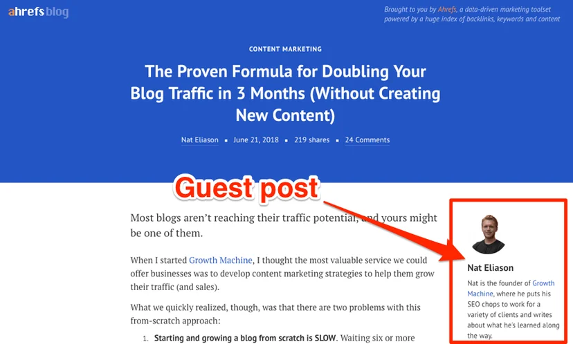 guest posting example