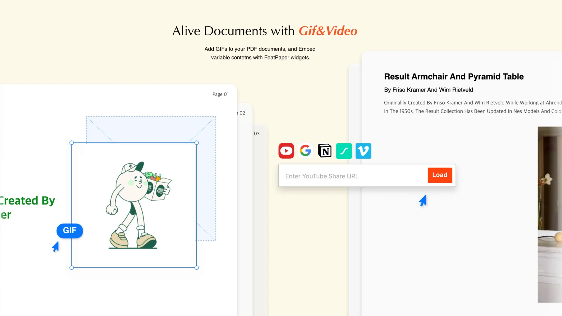 움직이는 GIF를 삽입할 수 있다.