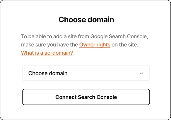 custom domain connection