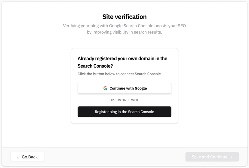 How to integrate Google Search Console