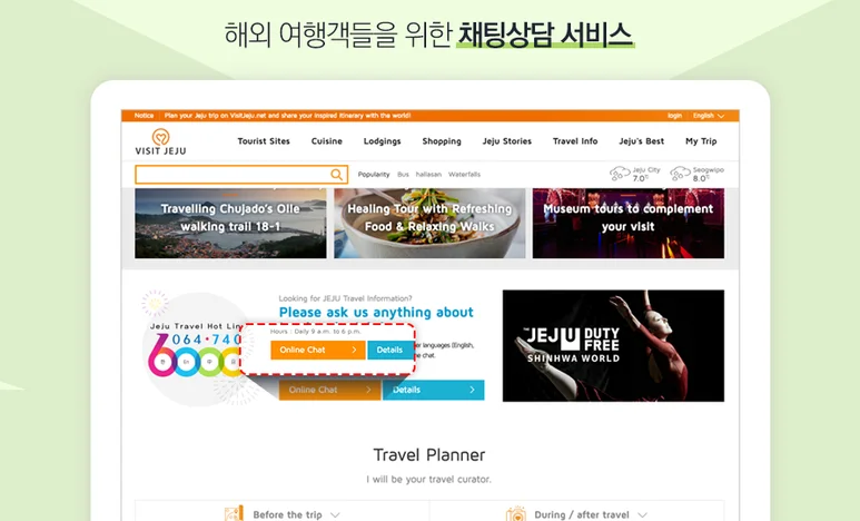 CS 경영을 도입한 제주관광공사