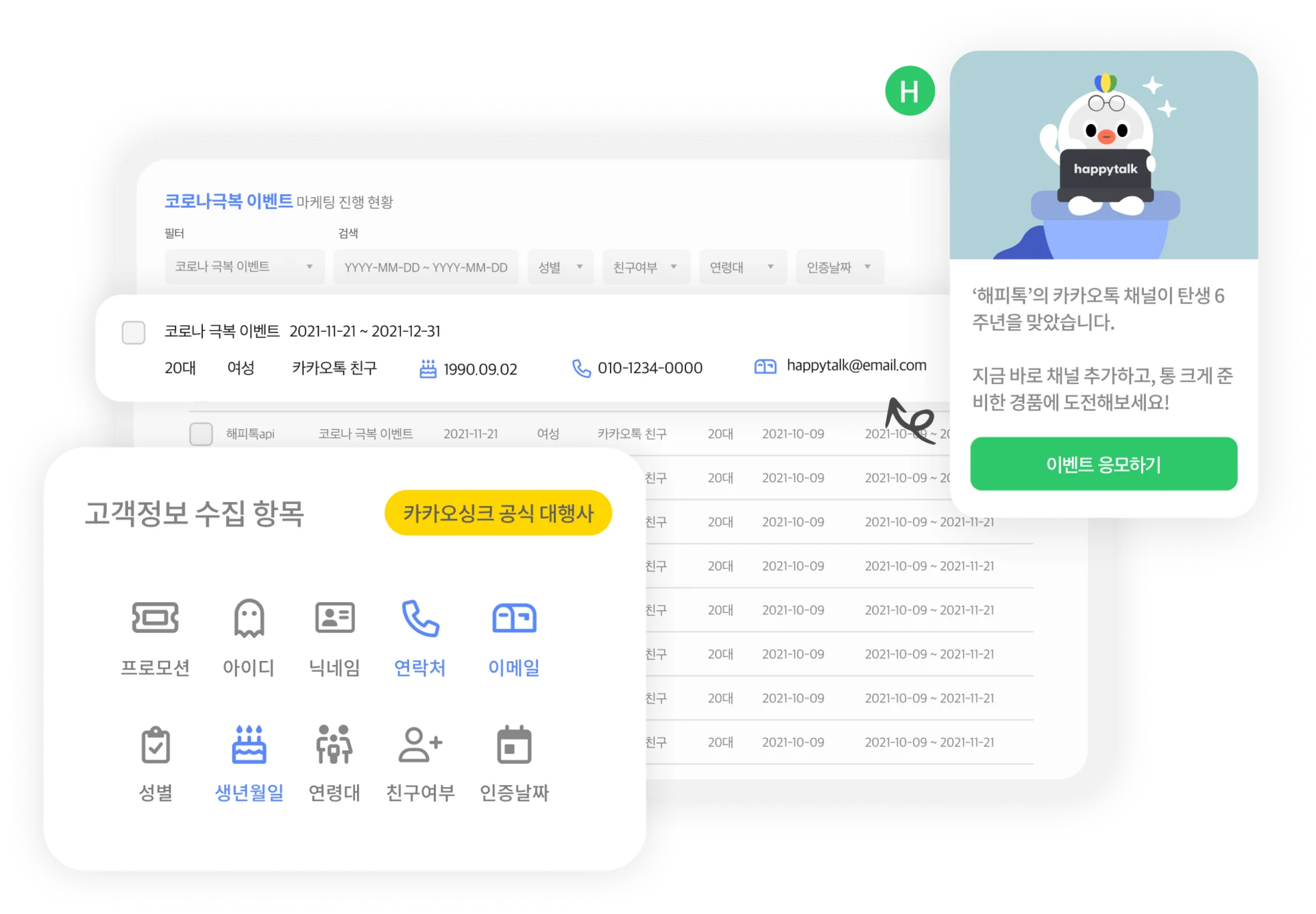 해피톡 마케팅 싱크