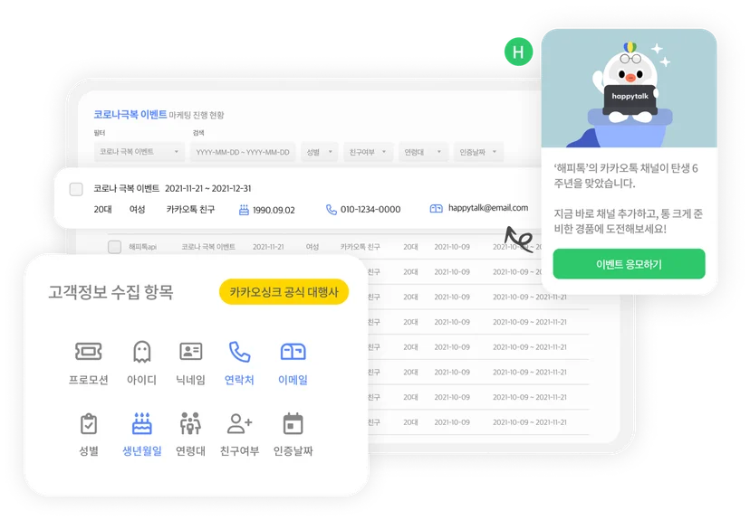 해피톡 마케팅 싱크